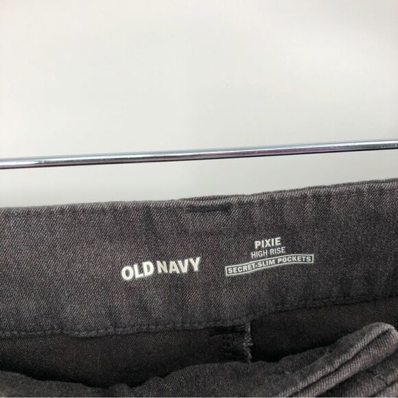 Old Navy Pixie Pants Womens 10T Tall Dark‎ Heather Gray - Picture 3 of 7